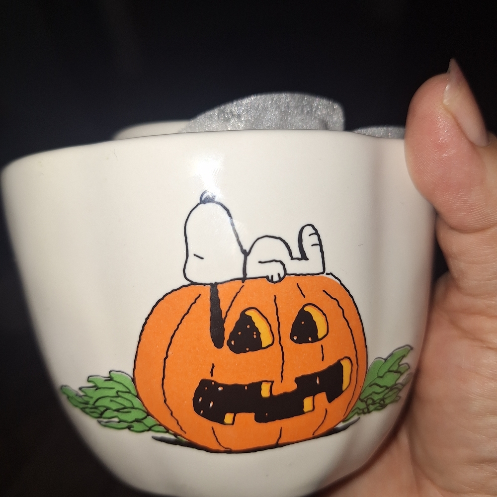 Rae Dunn White and Orange Pumpkin It's measuring cup